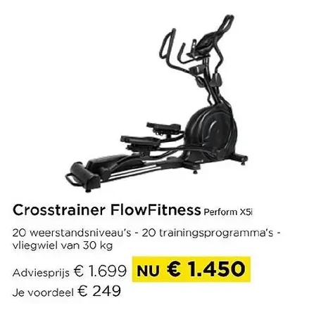 Crosstrainer FlowFitness Perform X5i