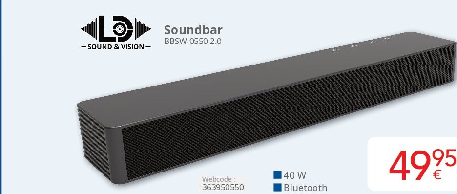 Soundbar BBSW-0550 2.0