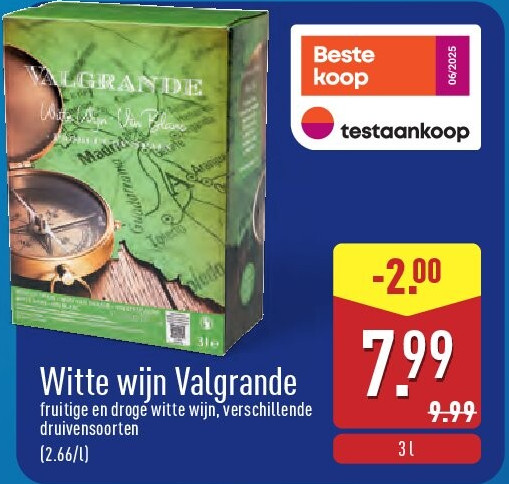 Witte wijn Valgrande