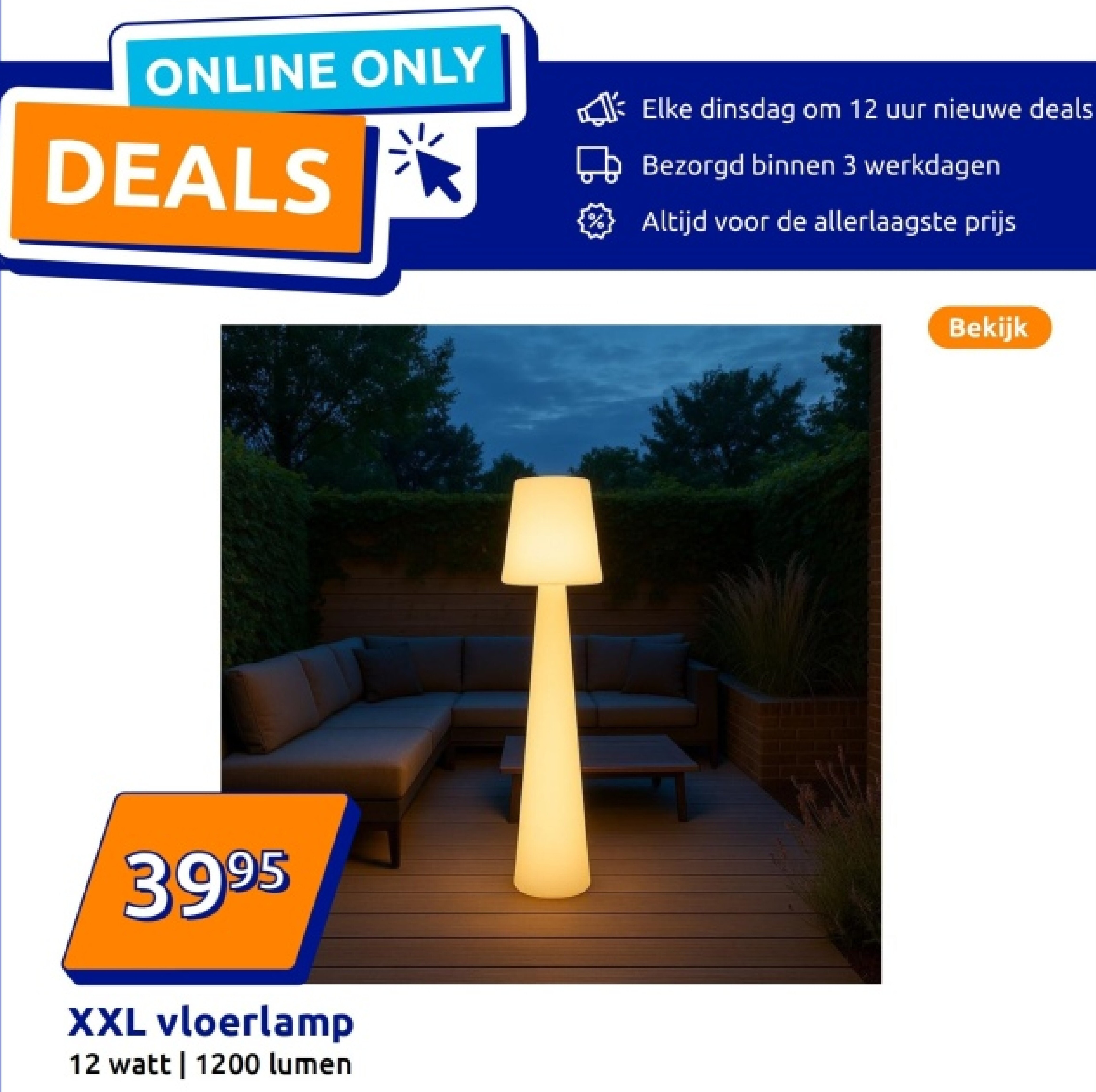XXL vloerlamp