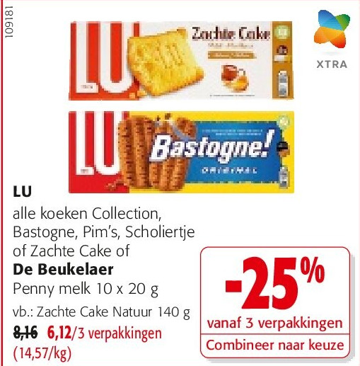 Zachte Cake Natuur 140 g