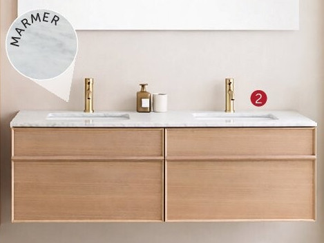 BADKAMERMEUBEL "FELIX" [ 2 ] WASTAFELKAST