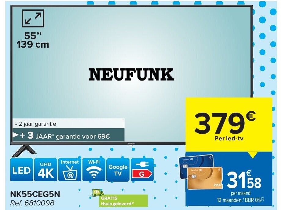 NEUFUNK 55’’ NK55CEG5N LED Tv