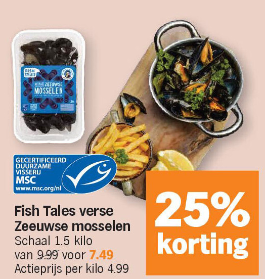 Fish Tales verse Zeeuwse mosselen