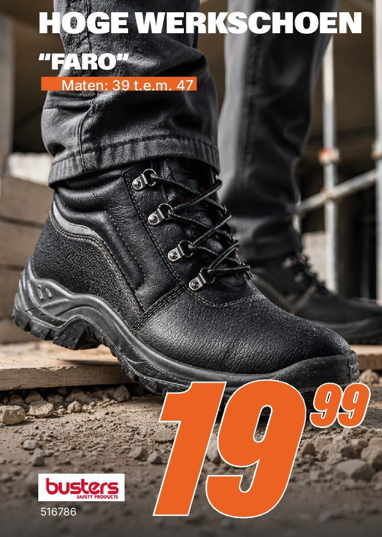 Hoge werkschoen Faro