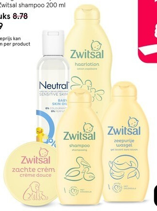 Zwitsal en Neutral babyverzorging