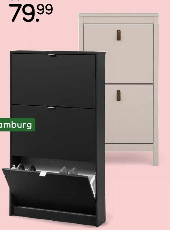 Schoenenkast Hamburg 3 kleppen