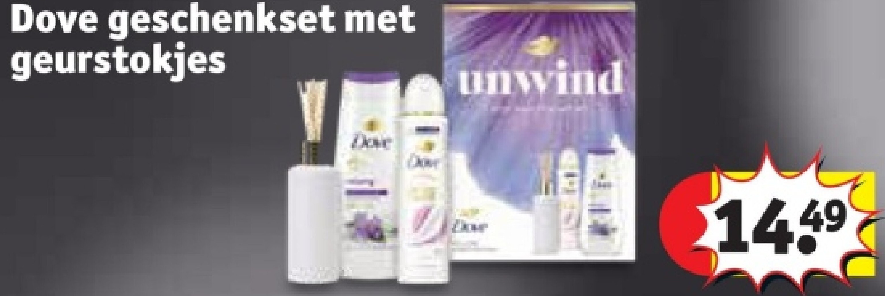 Dove geschenkset met geurstokjes