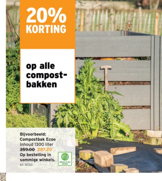 Compostbak Ecoo Inhoud 1300 liter 3