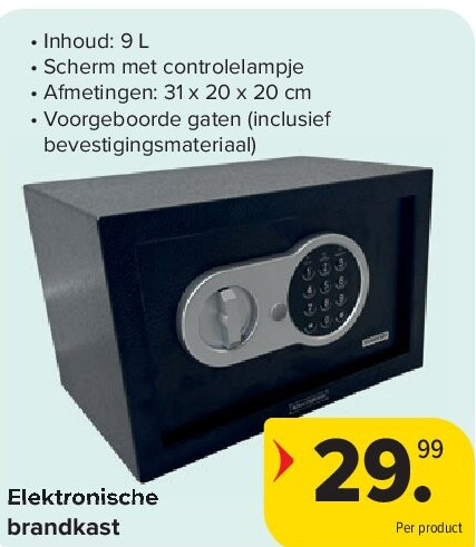 Elektronische brandkast