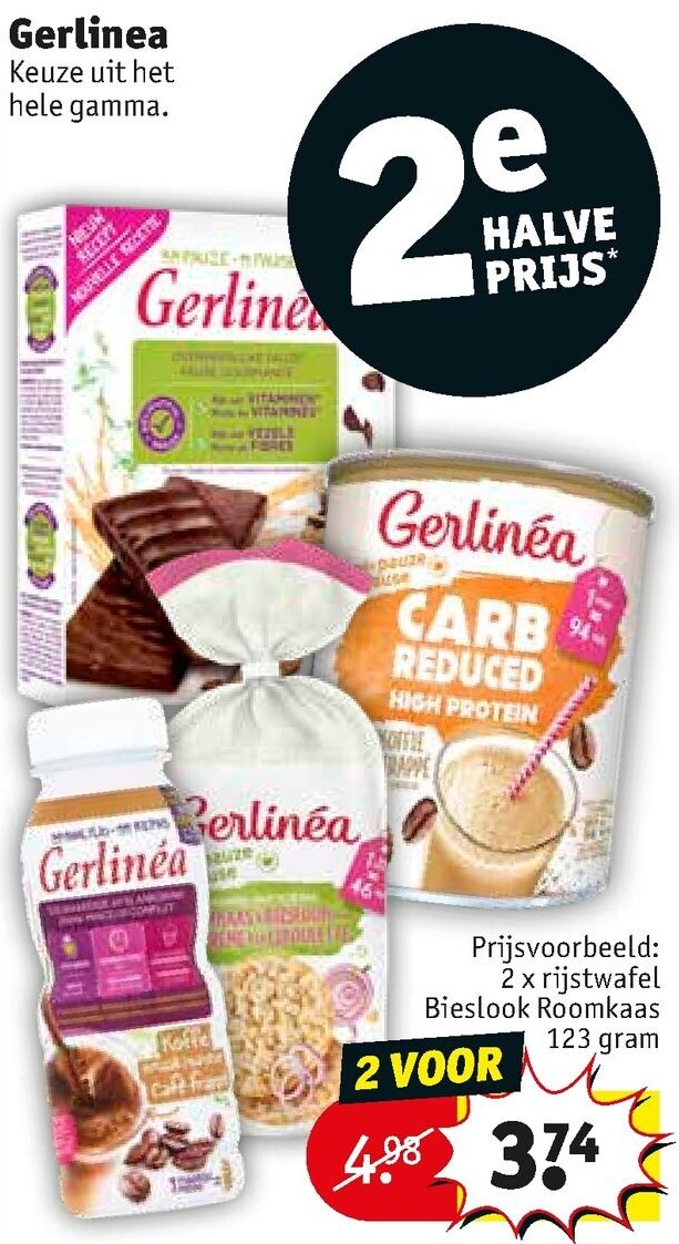 2 x Rijstwafel Bieslook Roomkaas 123 gram