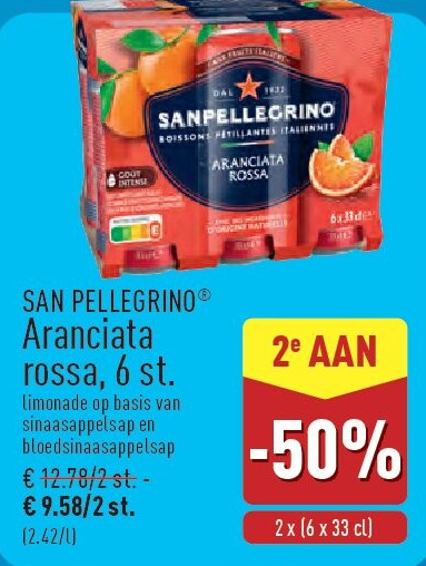 Aranciata rossa, 6st.
