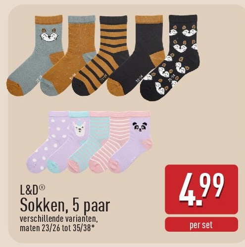 Sokken, 5paar