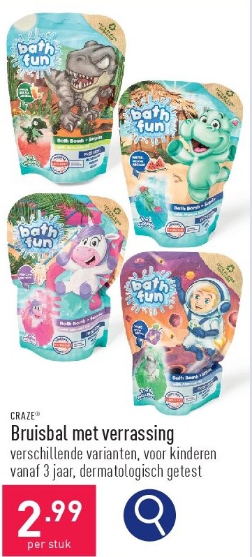 Bruisbal met verrassing