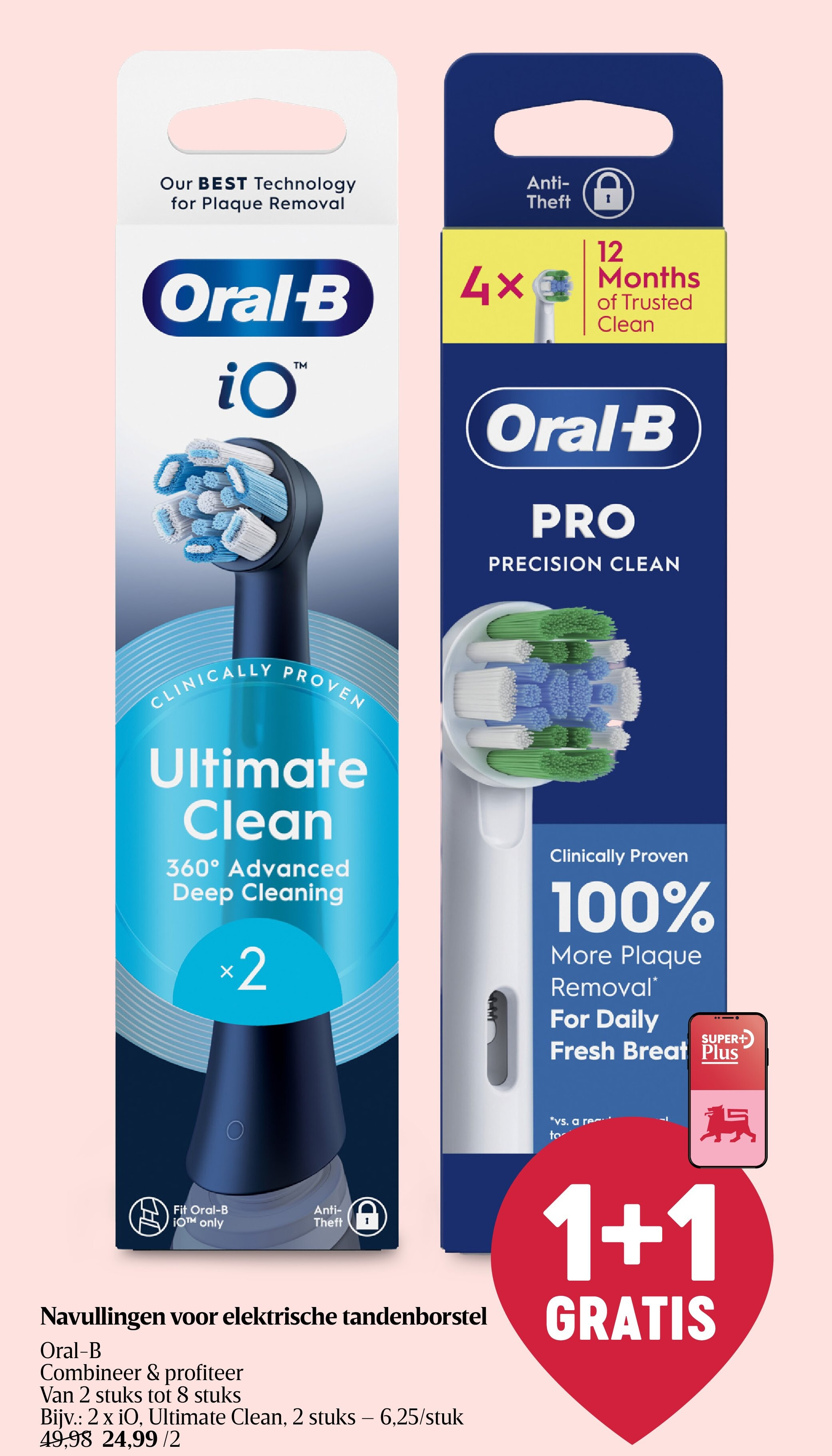 Navullingen voor elektrische tandenborstel