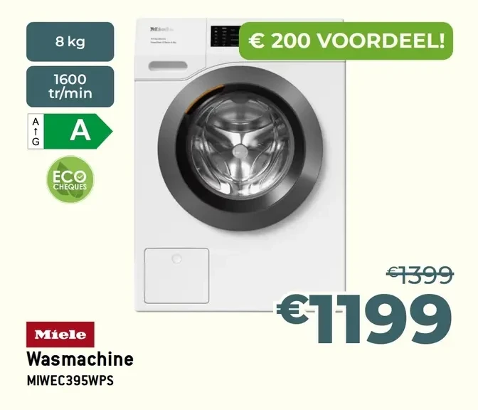 Wasmachine MIWEC395WPS