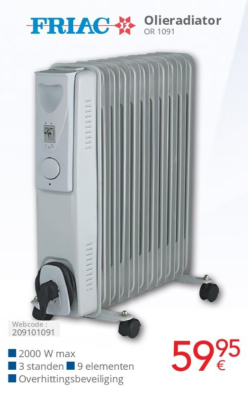 Friac Olieradiator