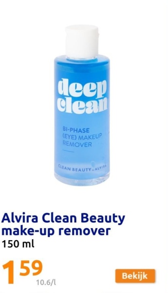 Alvira Clean Beauty make-up remover