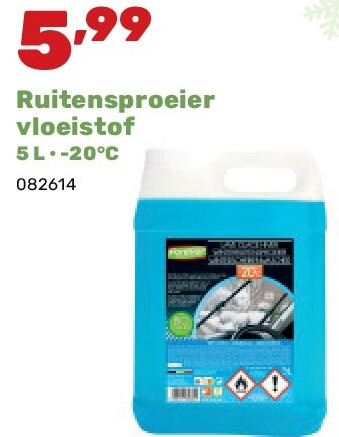 Ruitensproeier vloeistof 5 L • -20°C