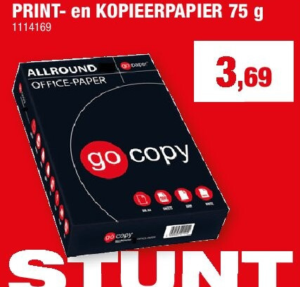 PRINT- en KOPIEERPAPIER 75 g