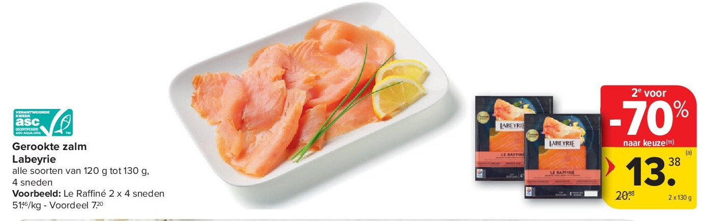Gerookte zalm Labeyrie