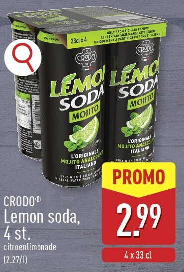 Lemon soda, 4st.