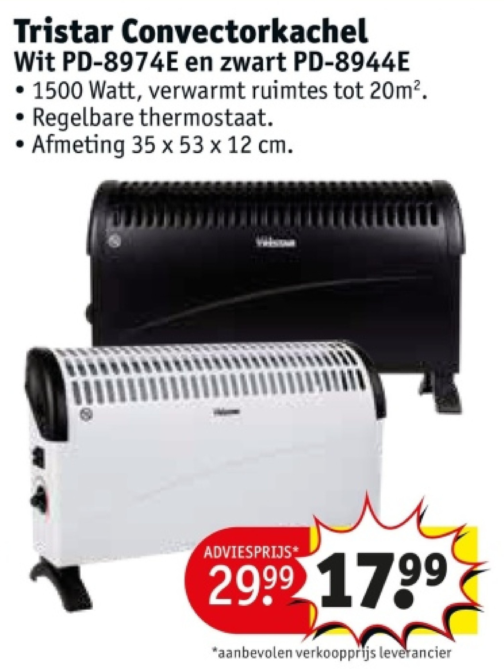 Tristar Convectorkachel