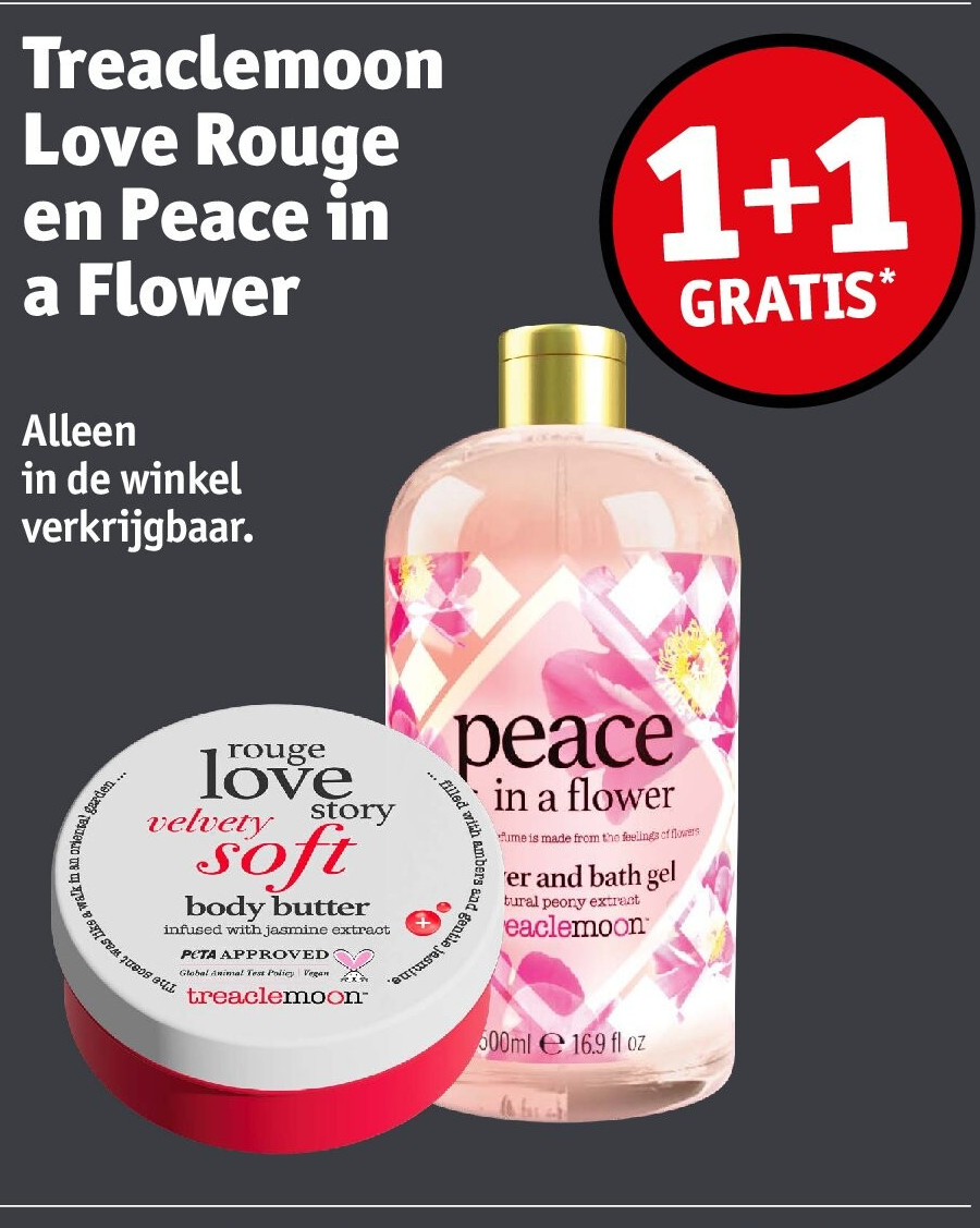 Treaclemoon Love Rouge en Peace in a Flower