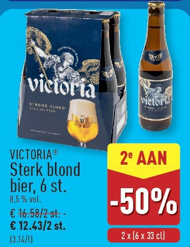 Sterk blond bier, 6st.