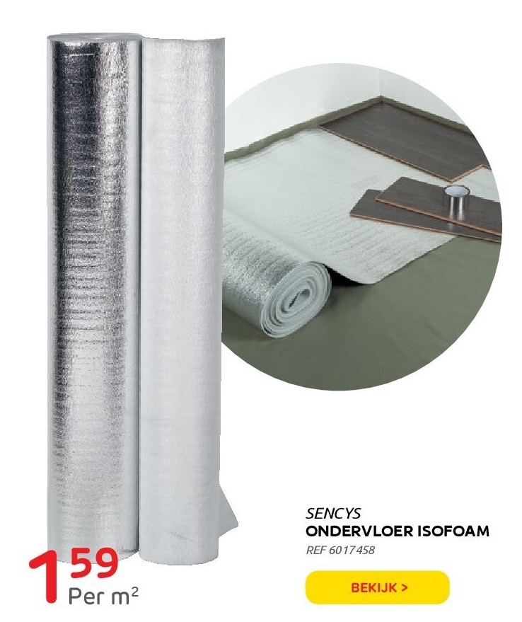 SENCYS ONDERVLOER ISOFOAM