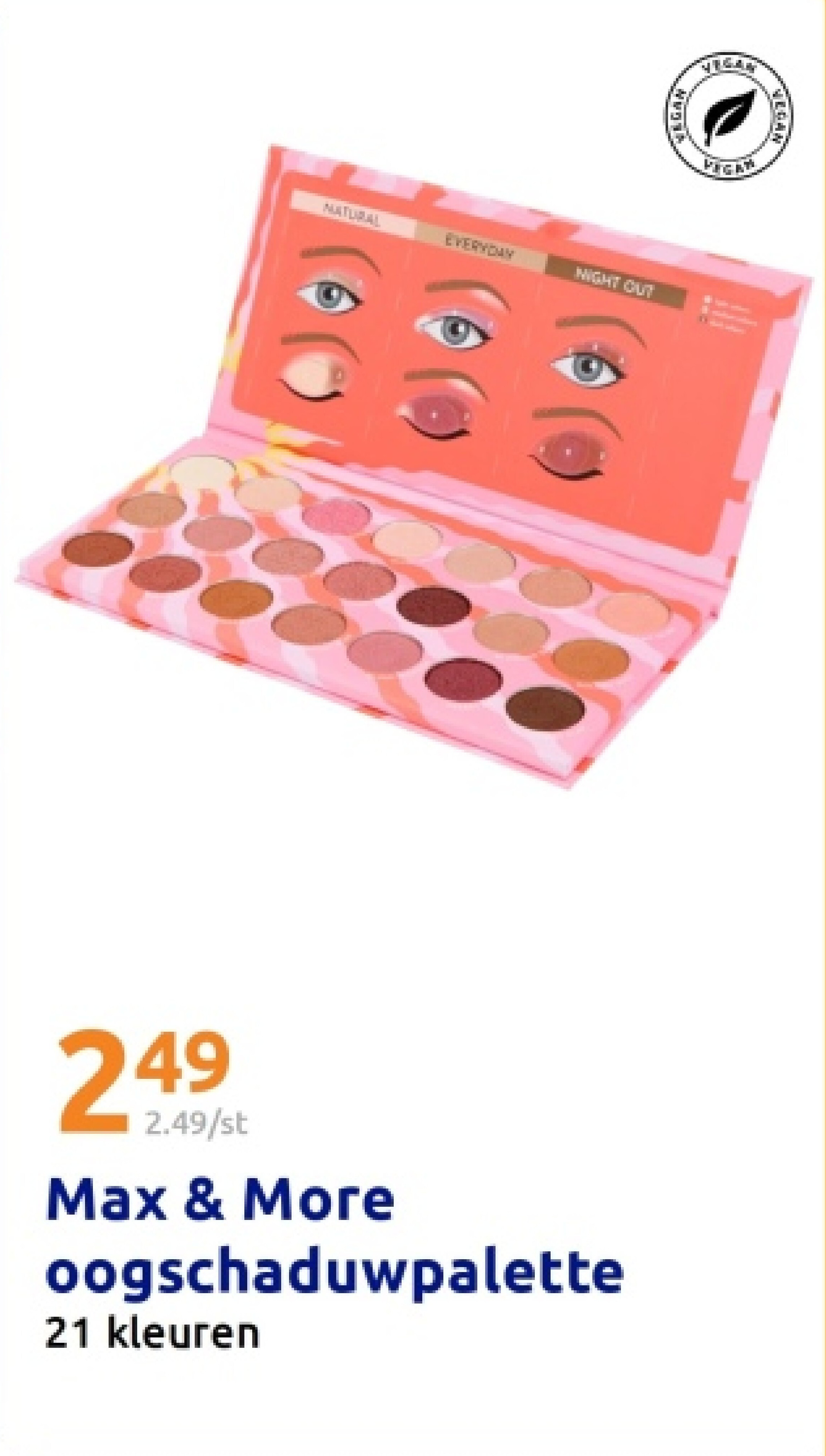 Max & More oogschaduwpalette