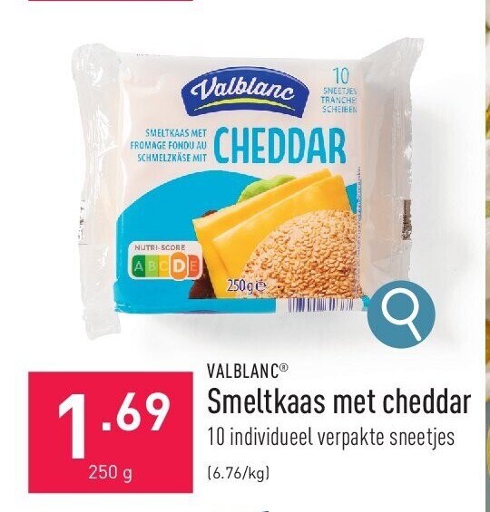 Smeltkaas met cheddar