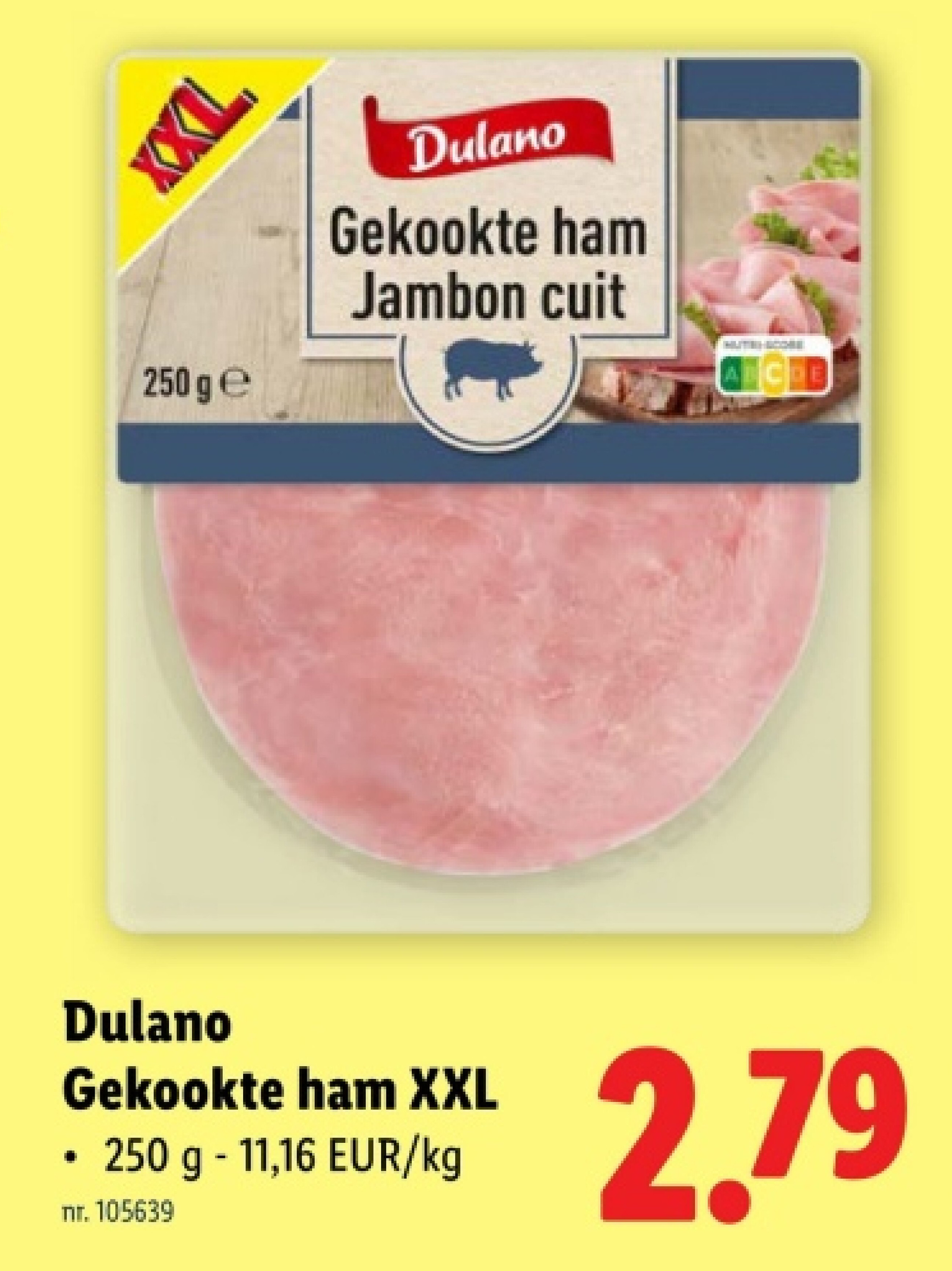 Gekookte ham XXL