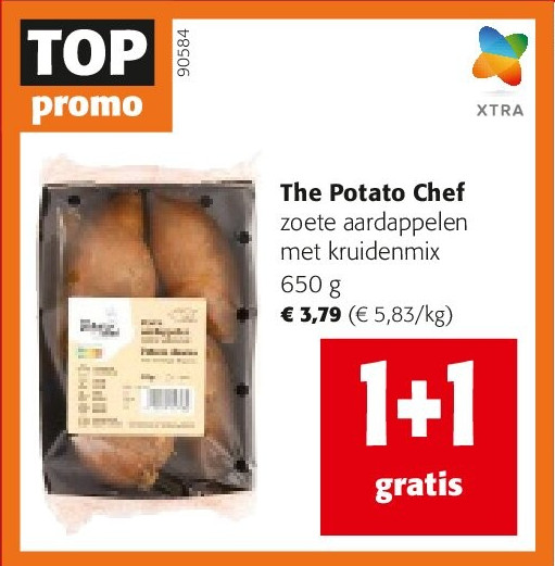 The Potato Chef zoete aardappelen met kruidenmix 650 g
