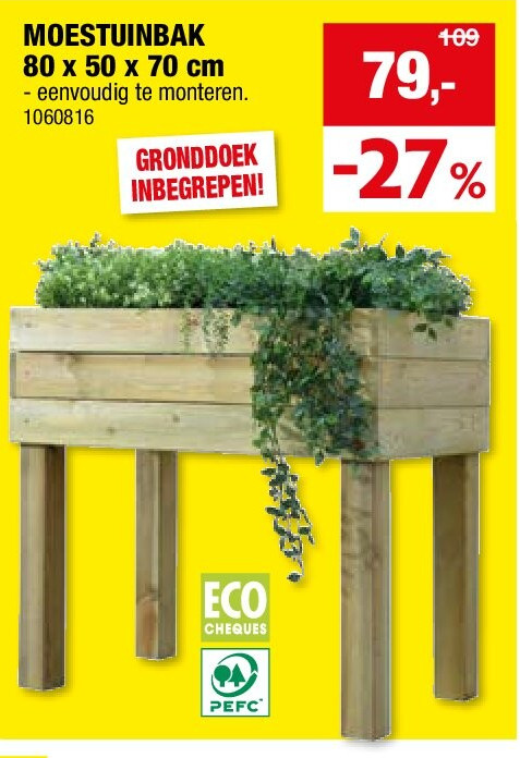 MOESTUINBAK 80 x 50 x 70 cm