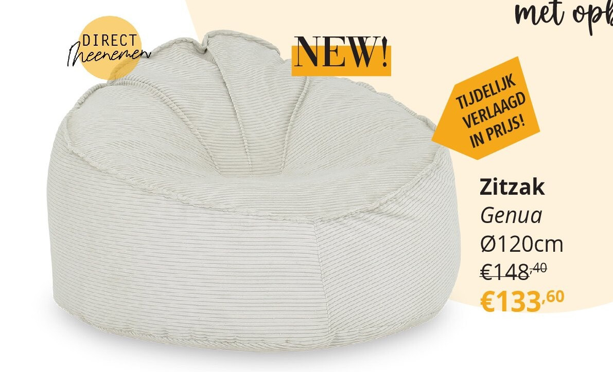 Zitzak Genua Ø120cm