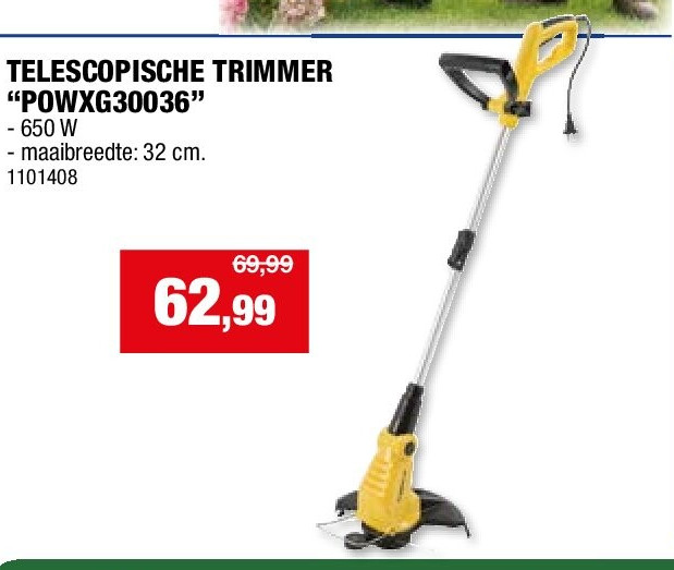 TELESCOPISCHE TRIMMER “POWXG30036”