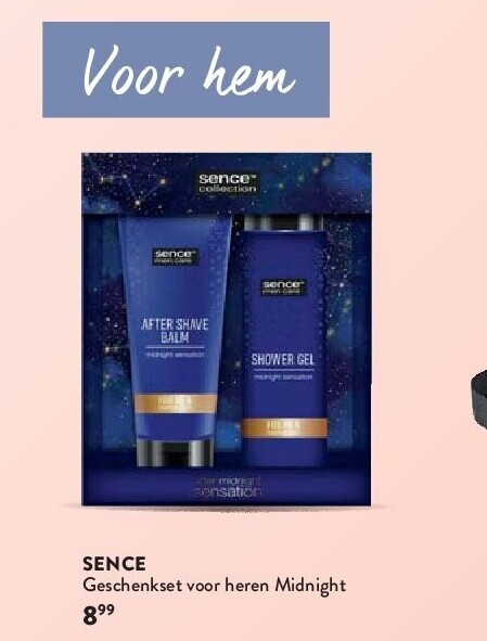 Geschenkset voor heren Midnight