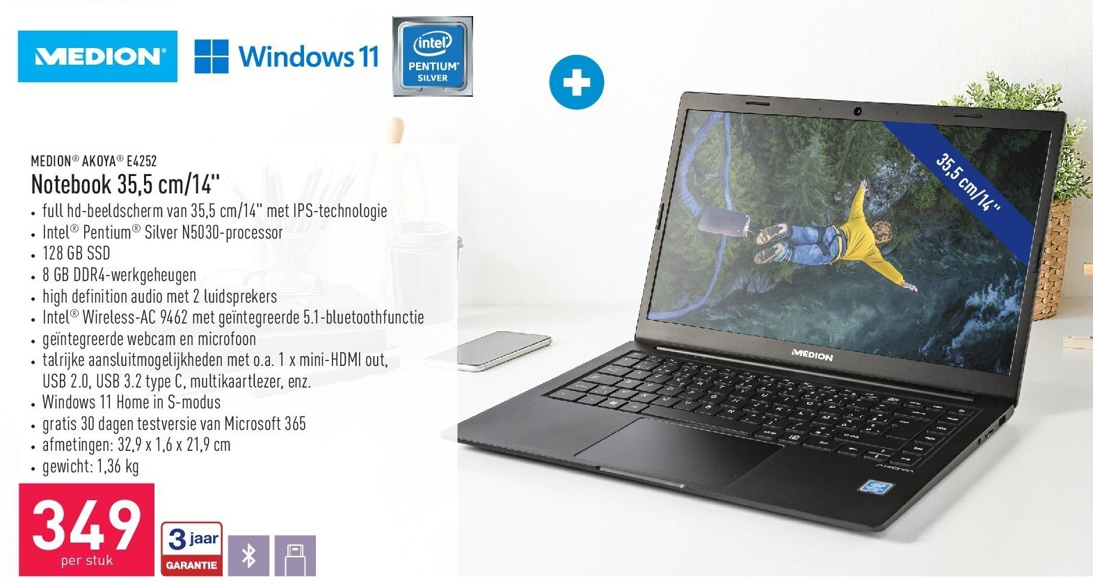 Notebook 35,5 cm/14"