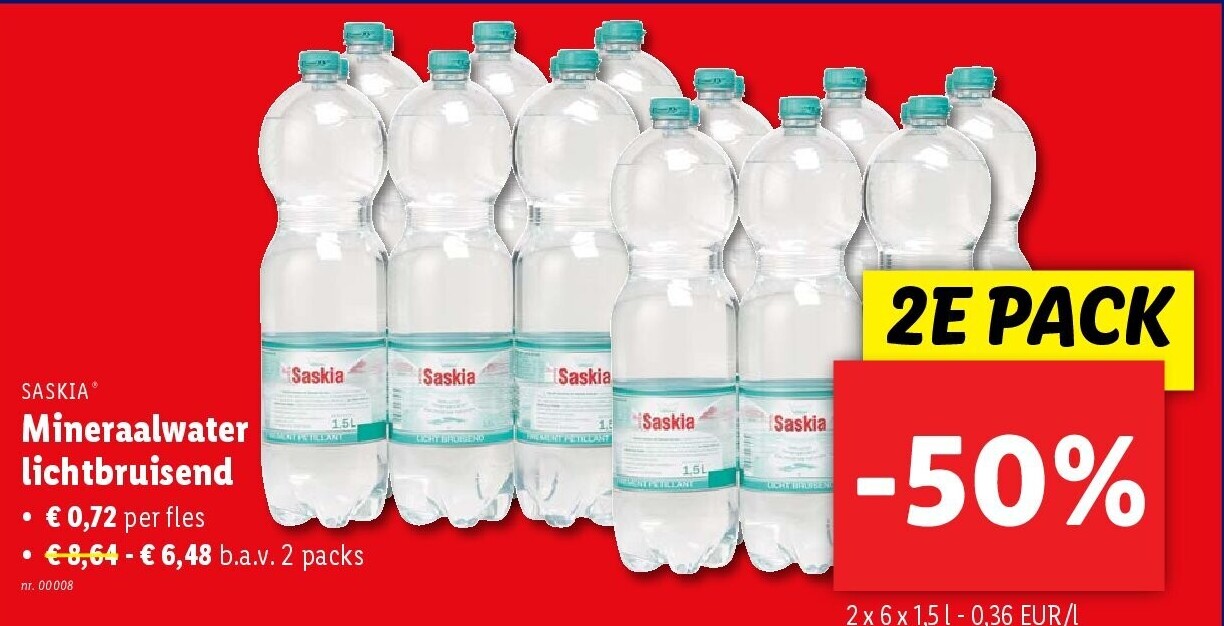 Mineraalwater lichtbruisend