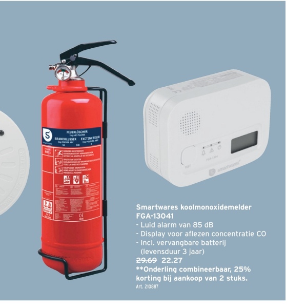 Smartwares koolmonoxidemelder FGA-13041