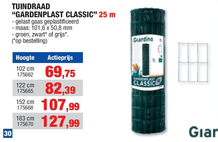 TUINDRAAD “GARDENPLAST CLASSIC” 25 m