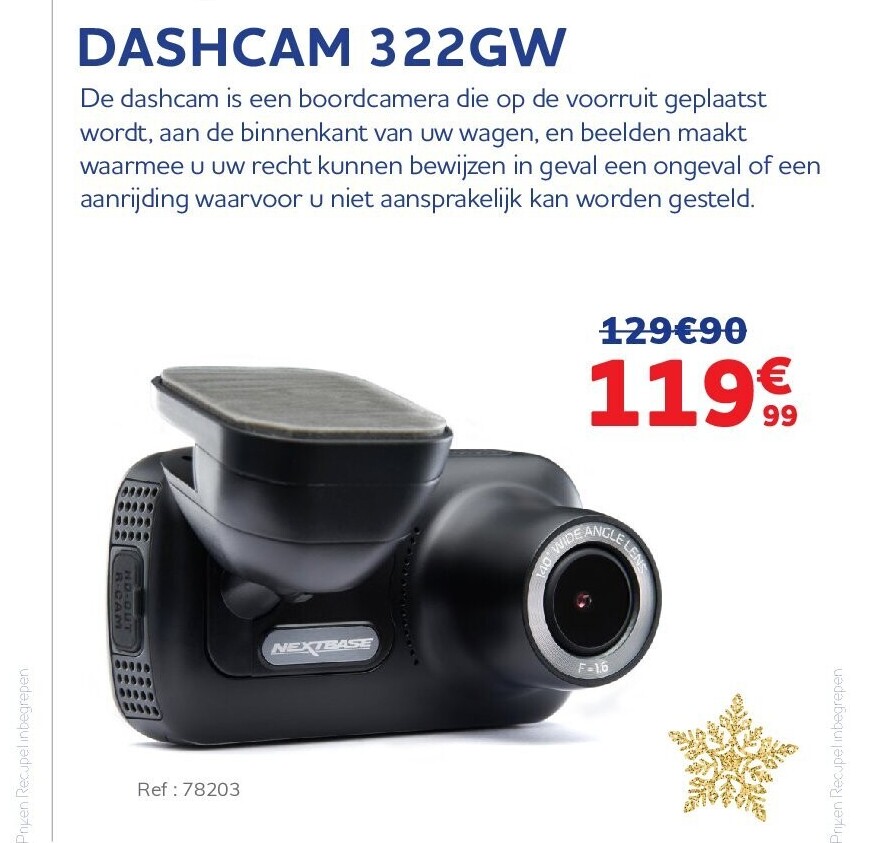 DASHCAM 322GW