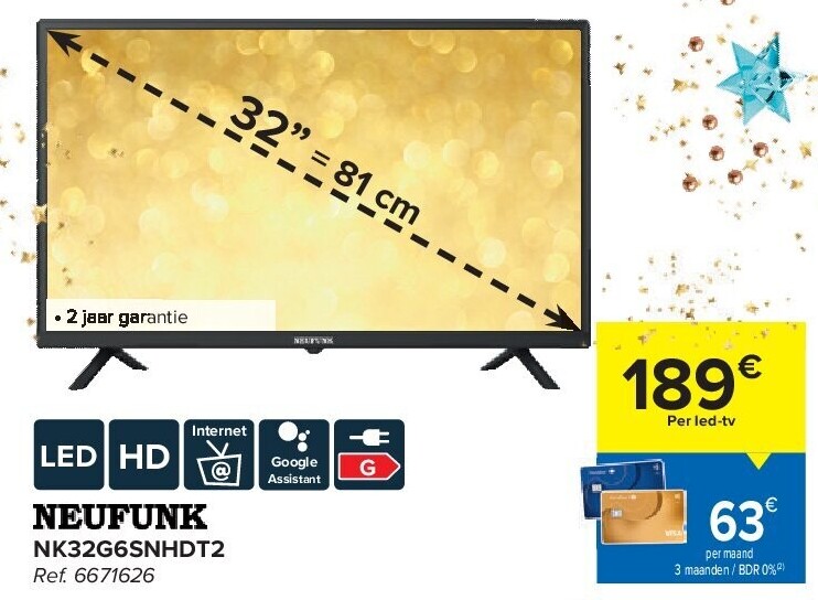 NEUFUNK LED TV 32"