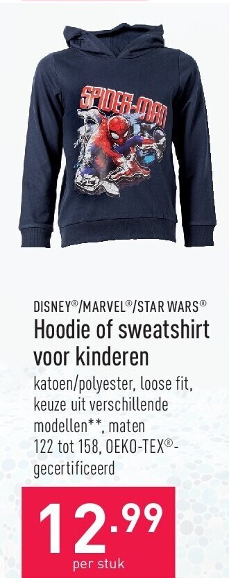 Hoodie of sweatshirt voor kinderen