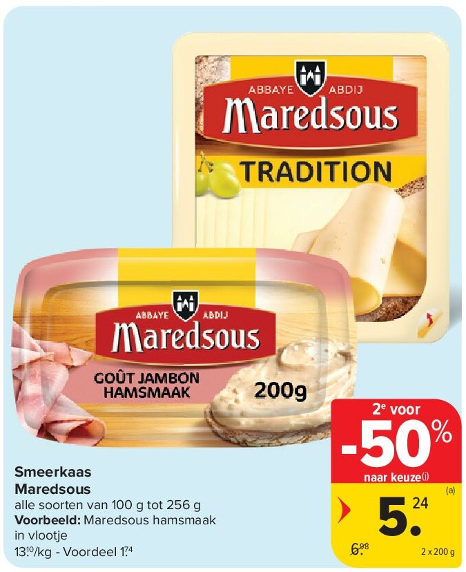 Smeerkaas Maredsous