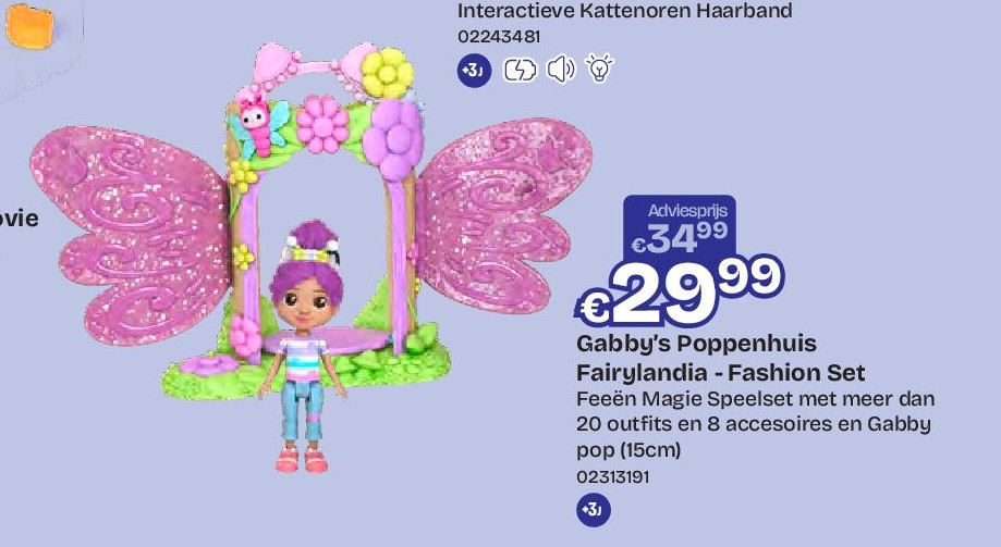 Gabby’s Poppenhuis Fairylandia - Fashion Set