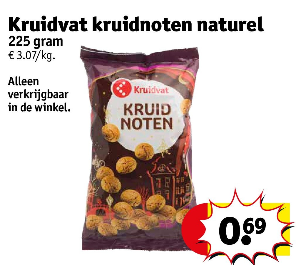 Kruidvat kruidnoten naturel