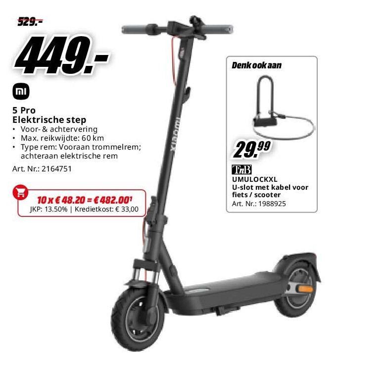 Mi 5 Pro Elektrische step