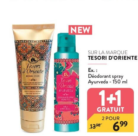 SUR LA MARQUE TESORI D’ORIENTE
